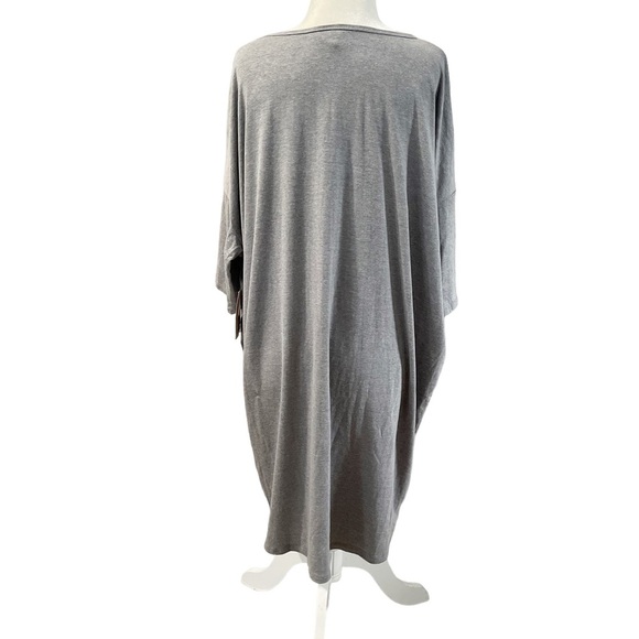 NWT LuLaRoe (LLR) Irma Woman’s XL Solid Light Grey Color Hi-Low - Picture 3 of 6